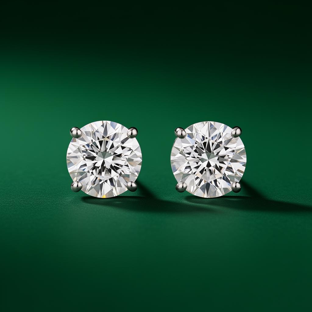 Éclat Brilliant Stud Earrings